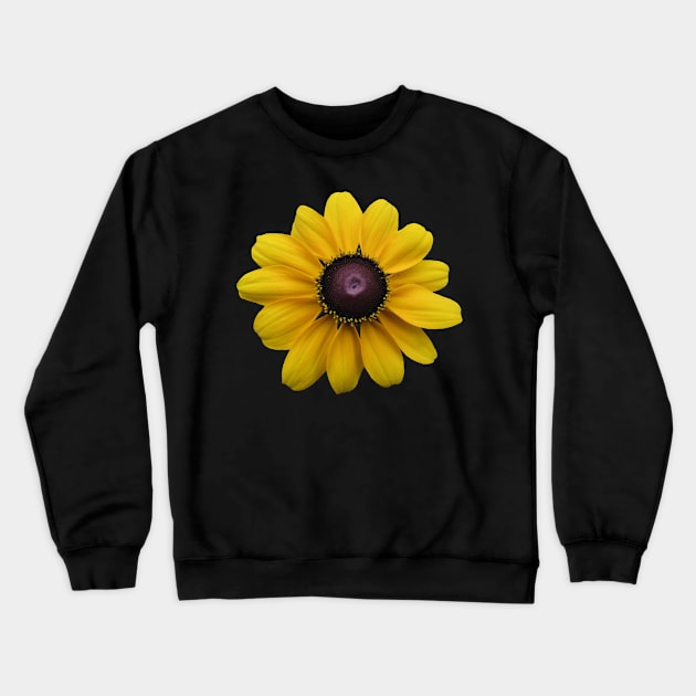 yellow sunhat - flower, flowers, sun, blooms Crewneck Sweatshirt by rh_naturestyles